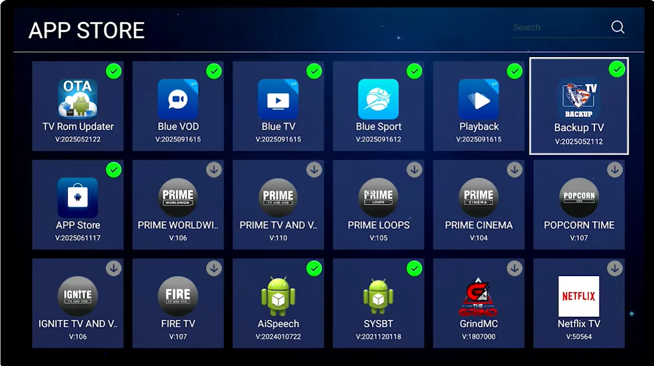 SuperBox vs Apple TV, Which one is more worth buying? 13 Blue TV app and VOD App on SuperBox view Movie and TV Show