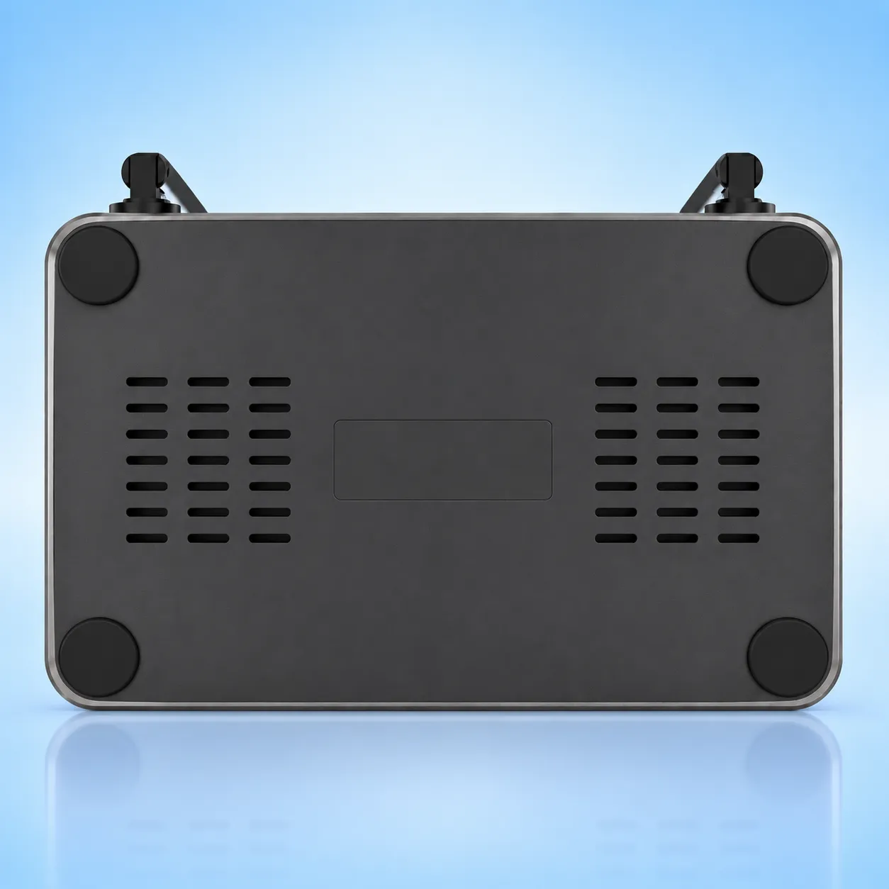 Bottom view of SuperBox S6 Ultra with ventilation vents