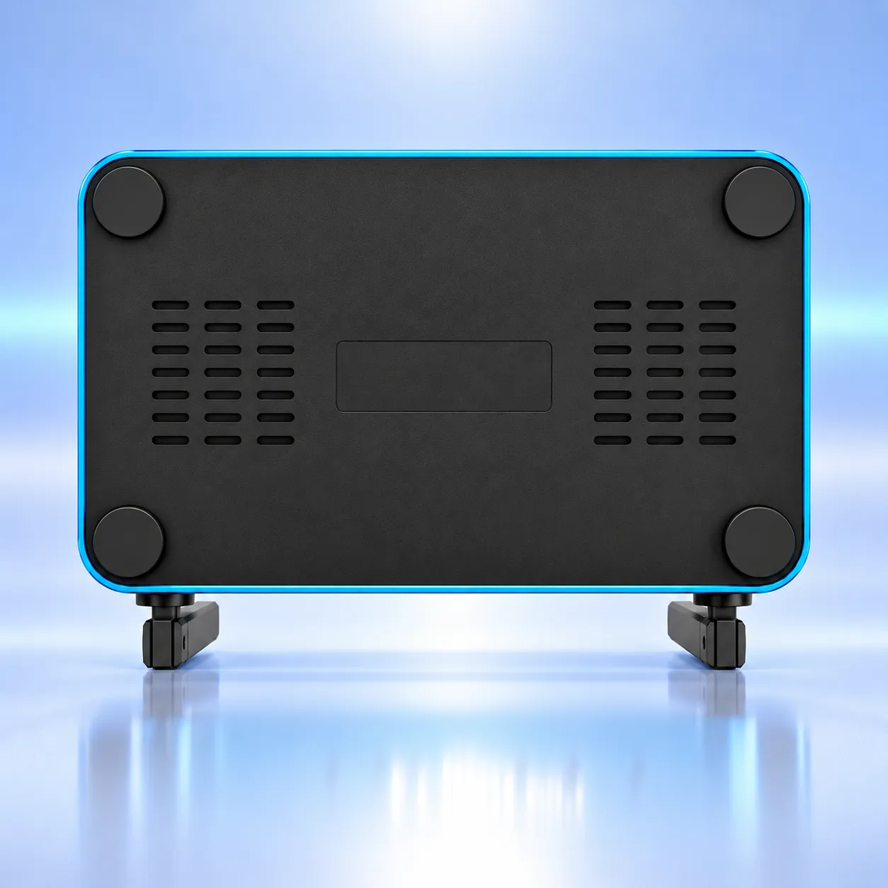 Bottom view of SuperBox S7 Max with ventilation vents