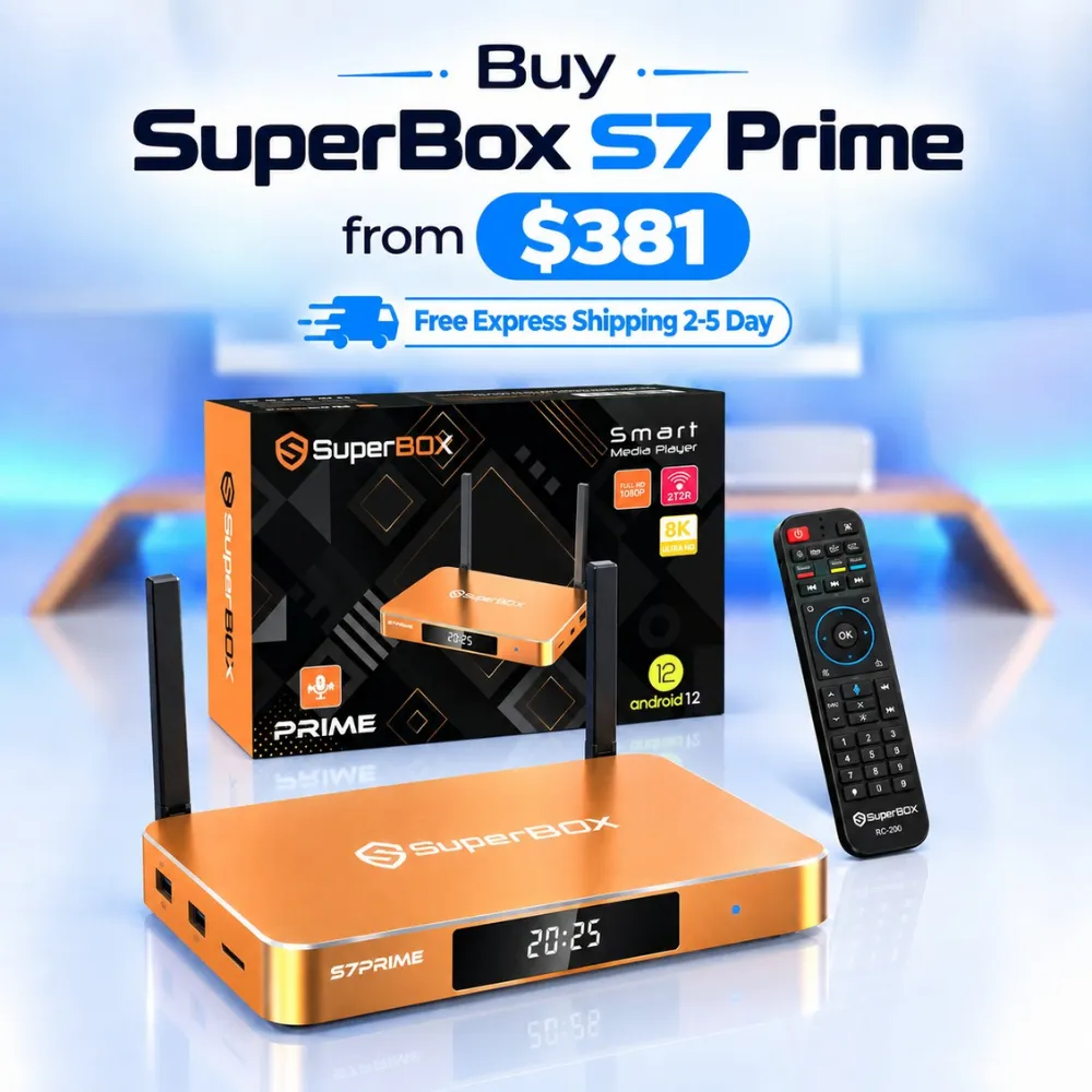 Buy SuperBox S7 Prime from $381 with 2–5 day express shipping