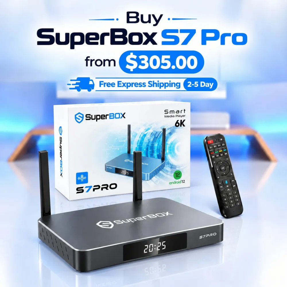 Buy SuperBox S7 Pro from $305 with 2–5 day express shipping