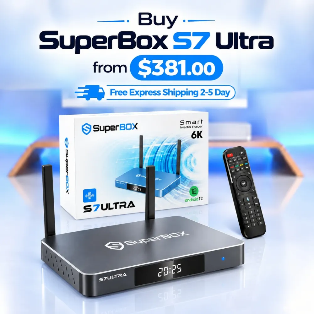 Top 13+ Best TV Boxes with All Channels Free in 2026 9 Buy SuperBox S7 Ultra from $381 with 2–5 day express shipping