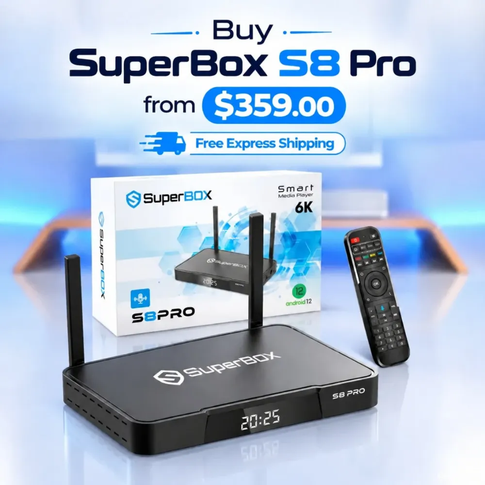 Buy SuperBox S8 Pro from $359 with free express shipping