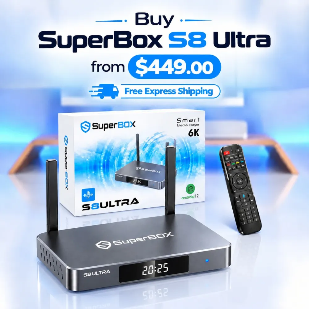 Buy SuperBox S8 Ultra from $449 with free express shipping