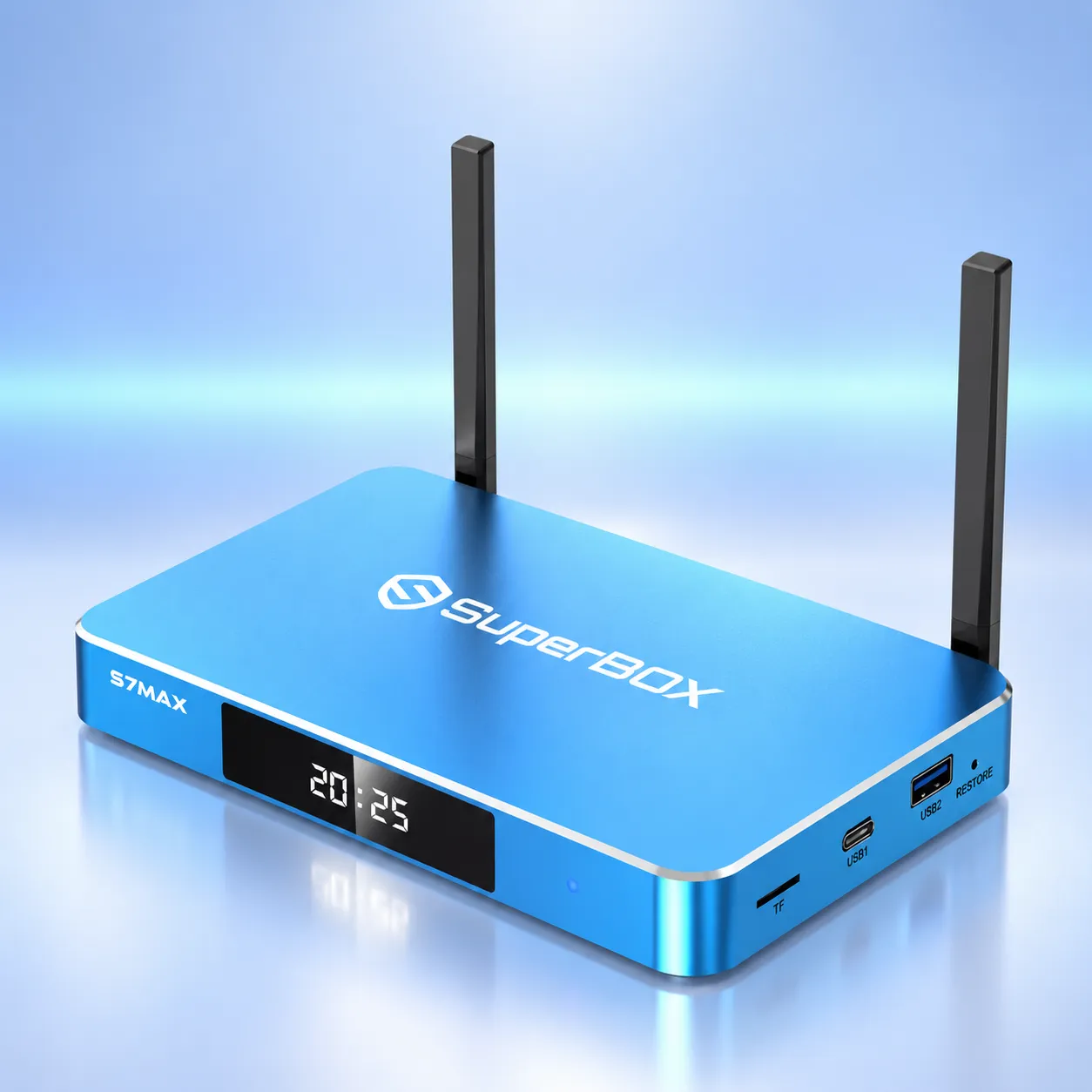 Front angled product view of SuperBox S7 Max