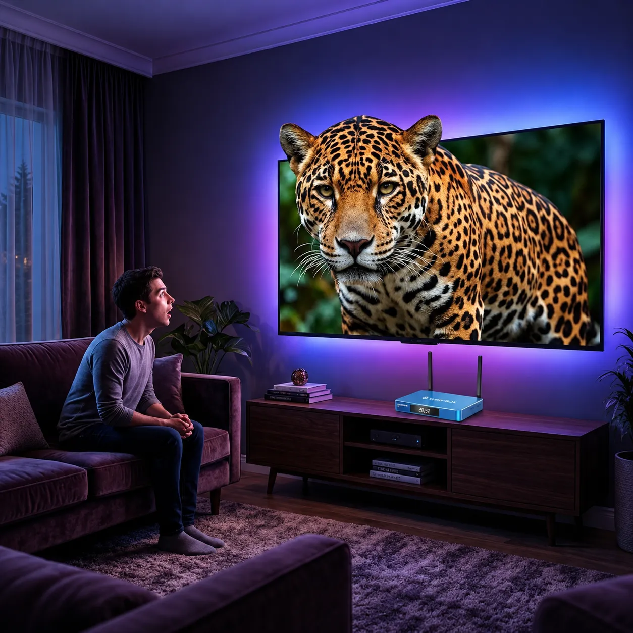 High-quality home entertainment experience with SuperBox S8 Plus