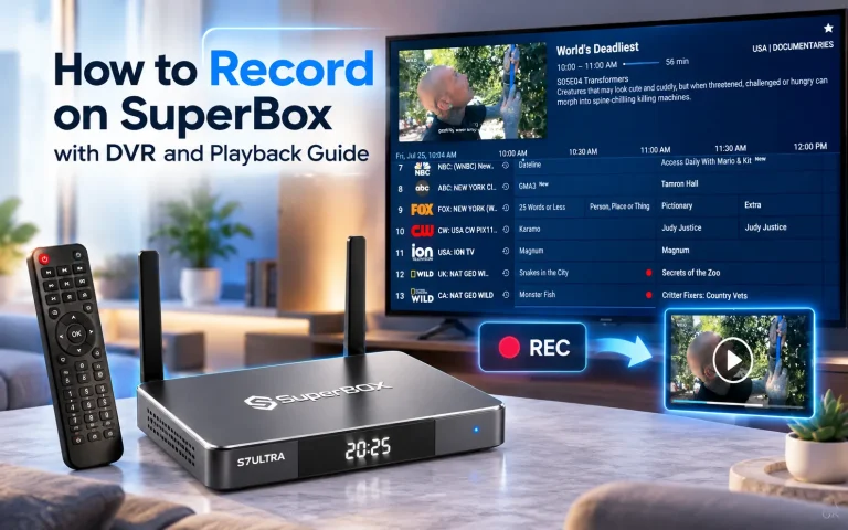How to Record on SuperBox with DVR and Playback Guide 2026
