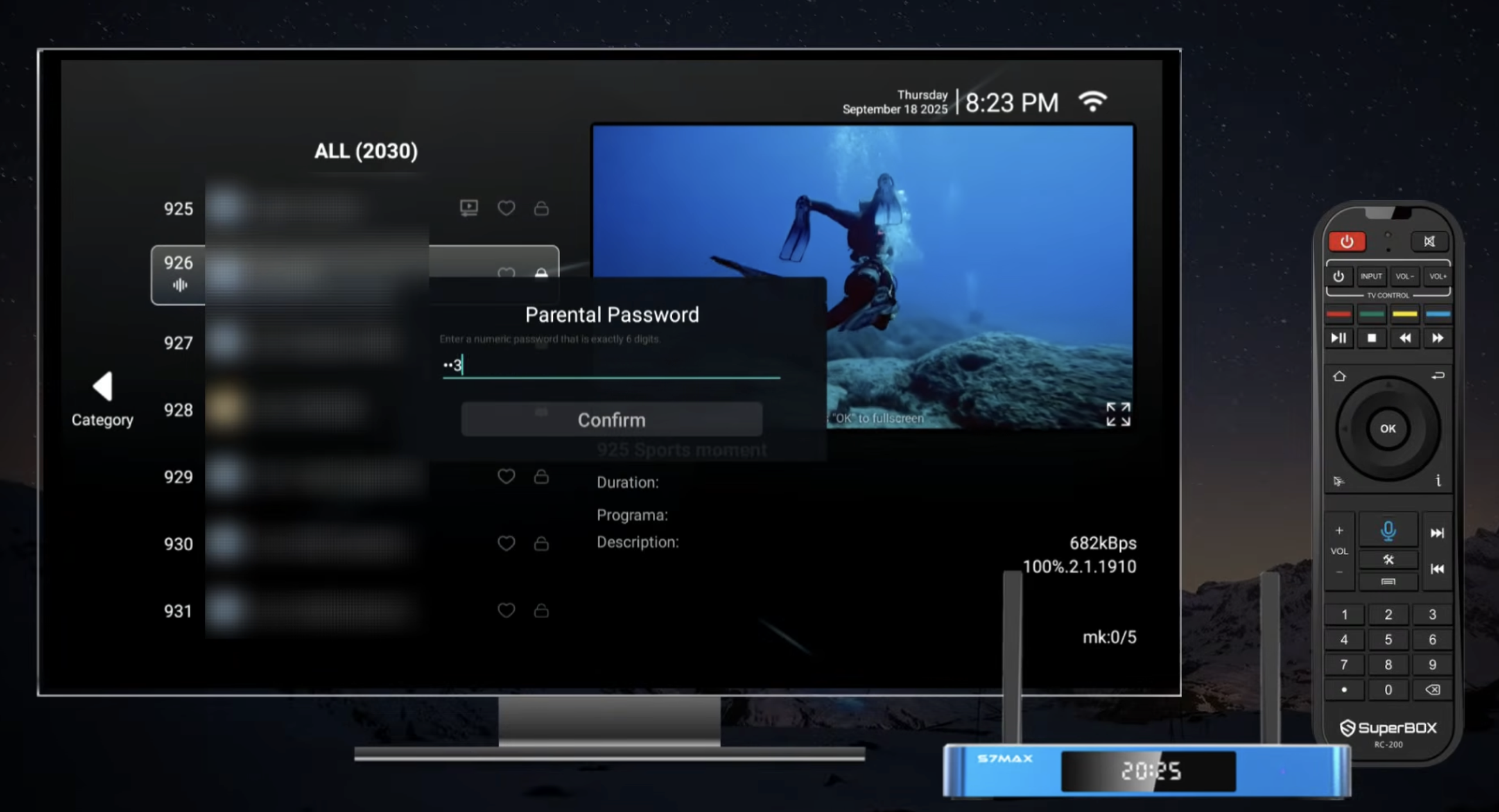 How to Use Time Shift on SuperBox? 7-Day Rewind Guide (2026) 6 Protecting Time Shift live channels with SuperBox Parental Control PIN