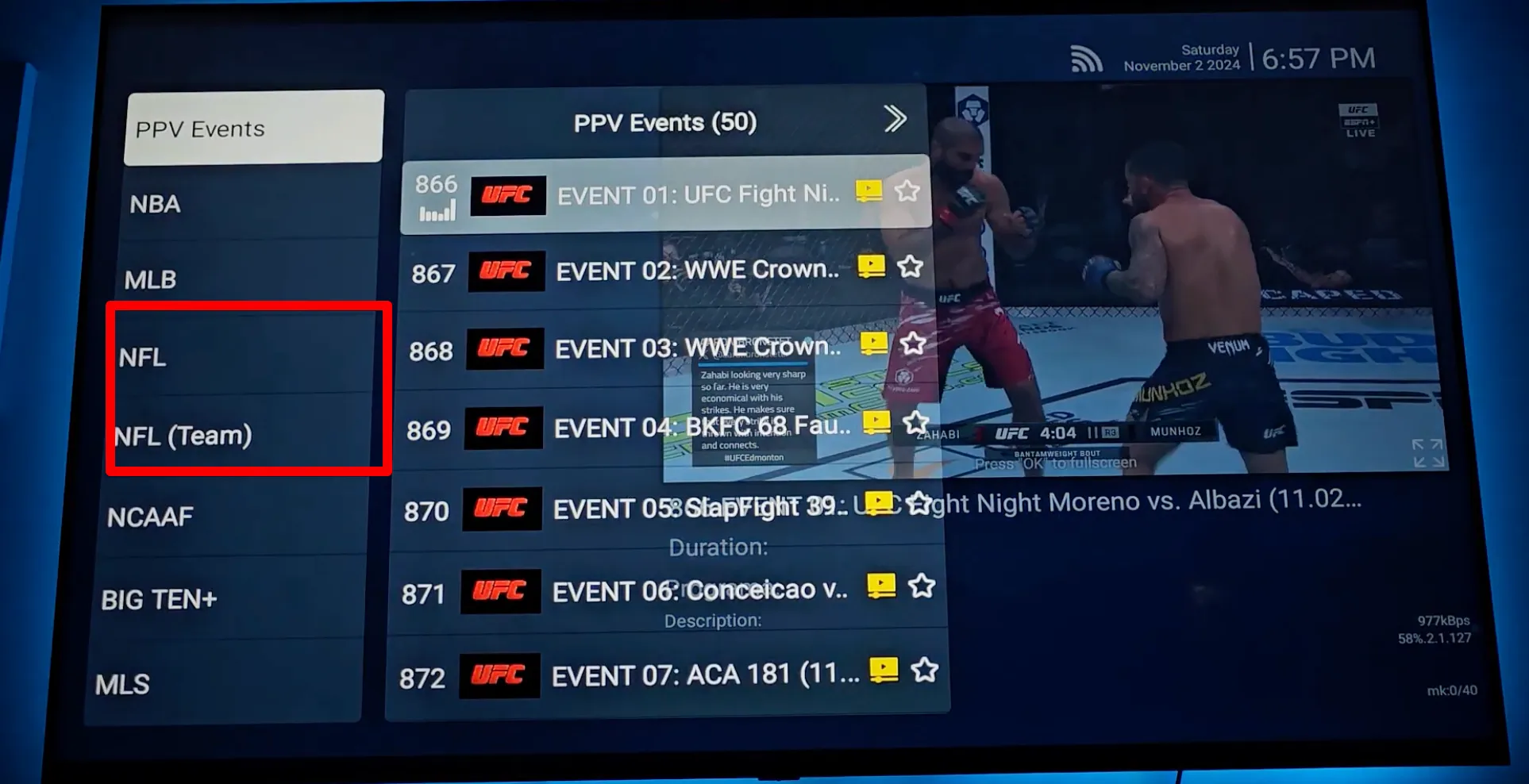 How to Watch NFL on SuperBox: Complete 2026 Live Football Guide 8 Step 3: Navigate to Sports or NFL / NCAAF