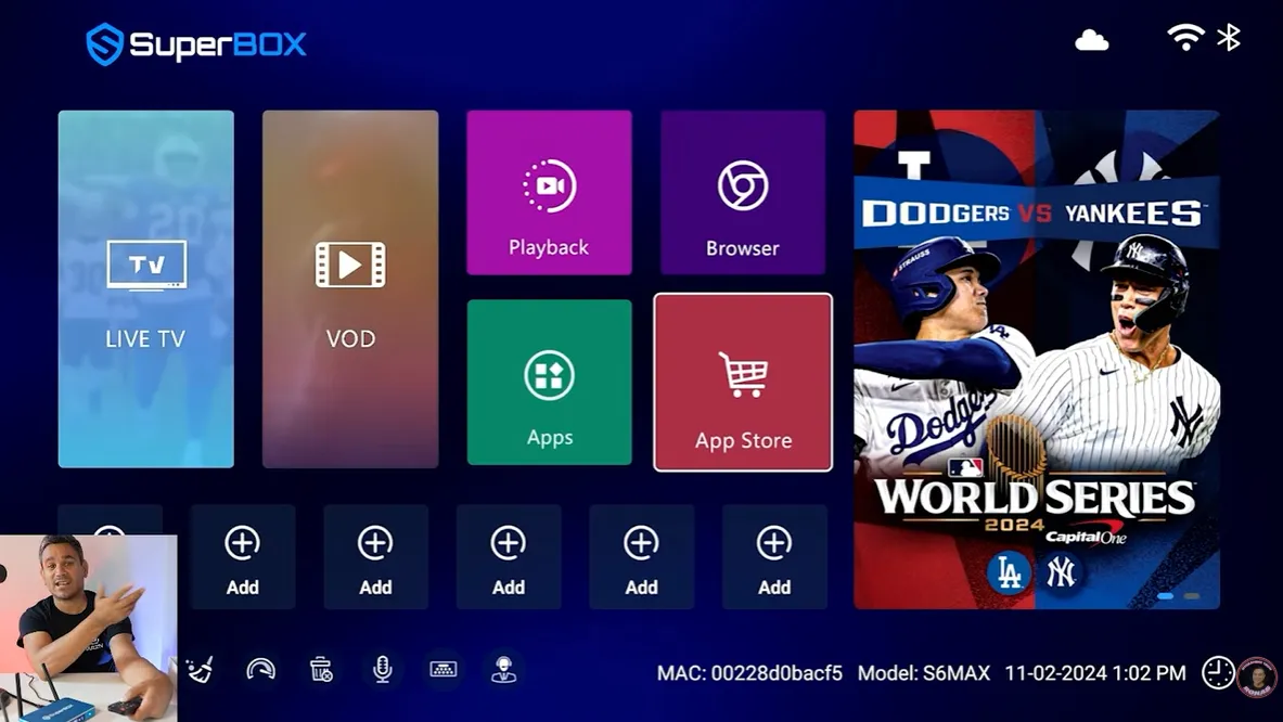 How to Set Up SuperBox S7? Step-by-Step Beginner Guide 10 Step 5: Installing Blue TV, Blue VOD, and Playback from the App Store