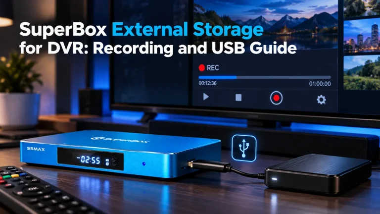 SuperBox External Storage for DVR: Recording and USB Guide