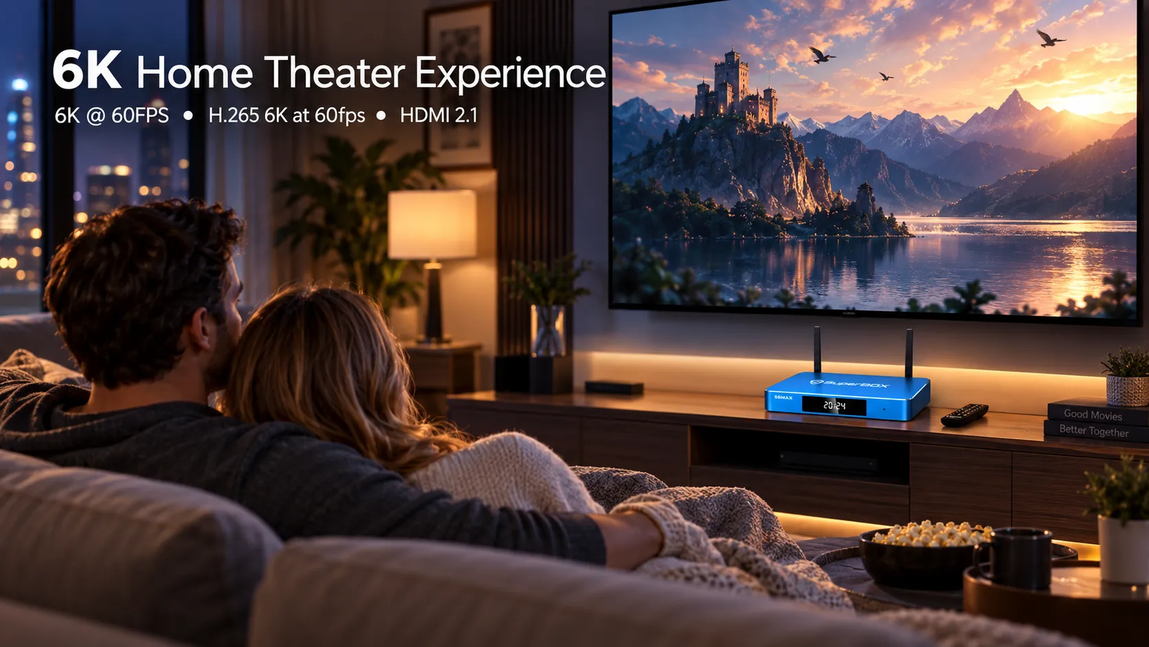 SuperBox S6 Max 10 SuperBox S6 Max 6K home theater viewing experience