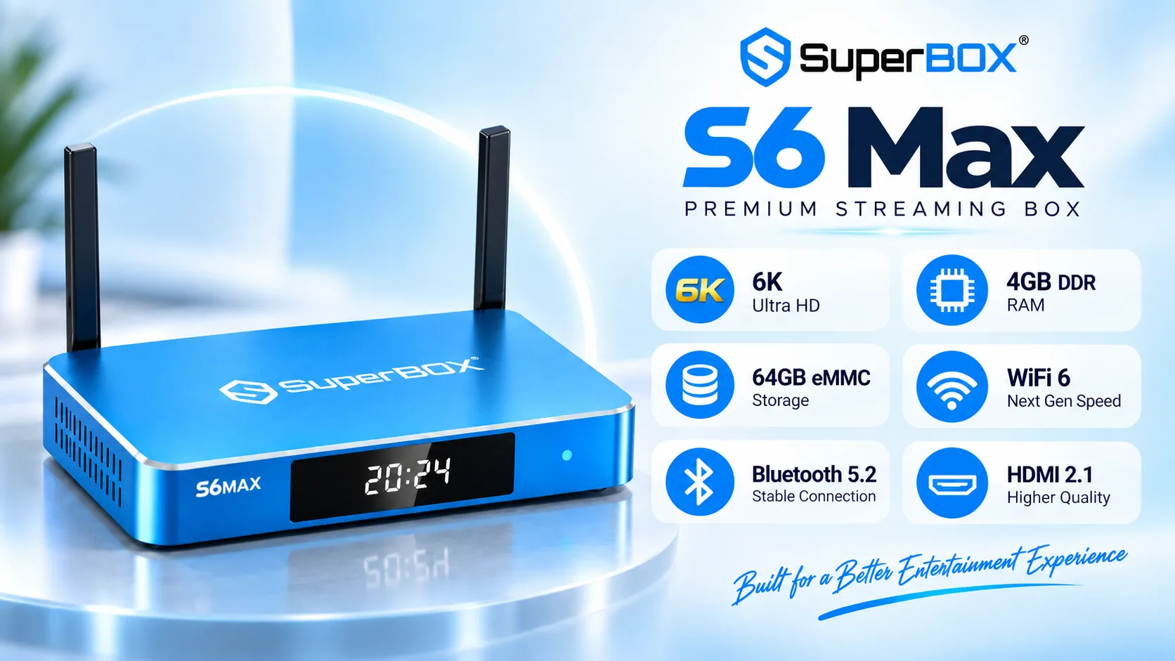 SuperBox S6 Max key hardware features