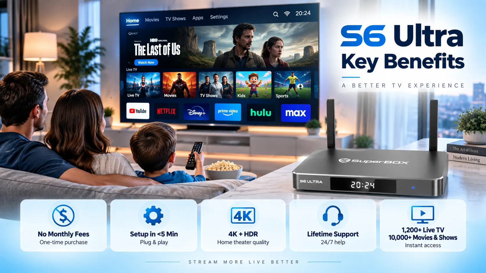 SuperBox S6 Ultra key benefits for family entertainment