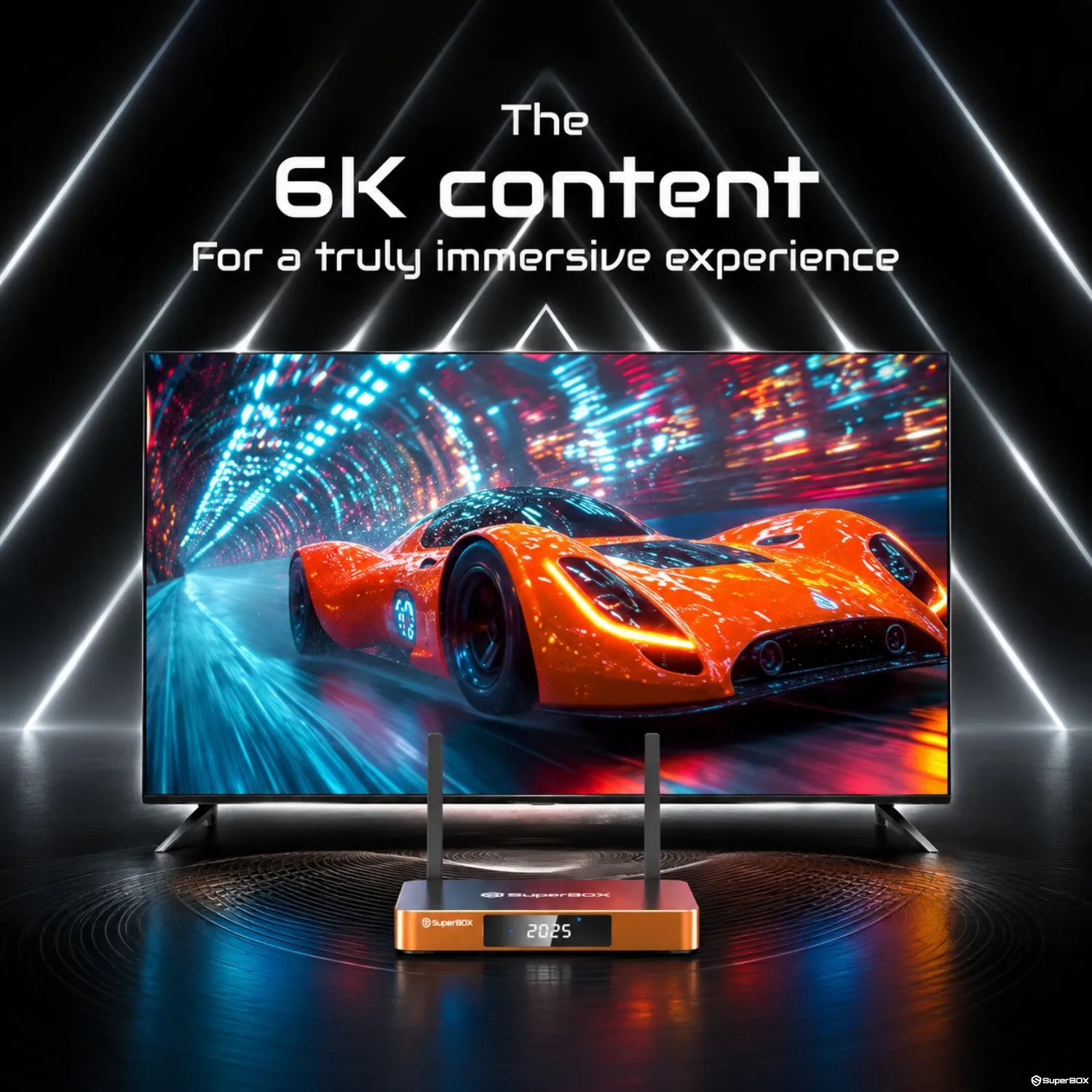 SuperBox S7 Prime 6K content viewing experience