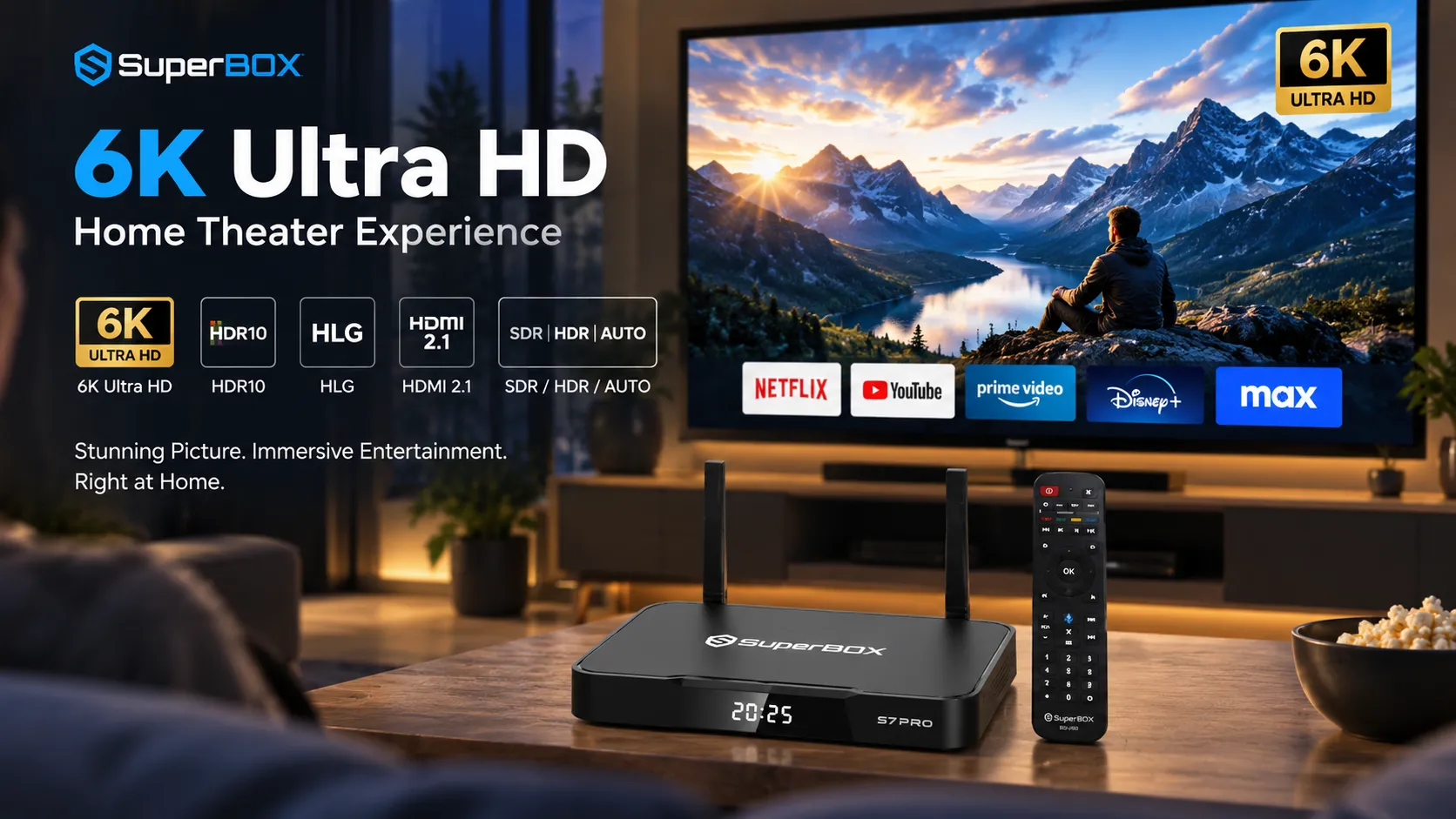 SuperBox S7 Pro 11 SuperBox S7 Pro 6K Ultra HD home theater experience