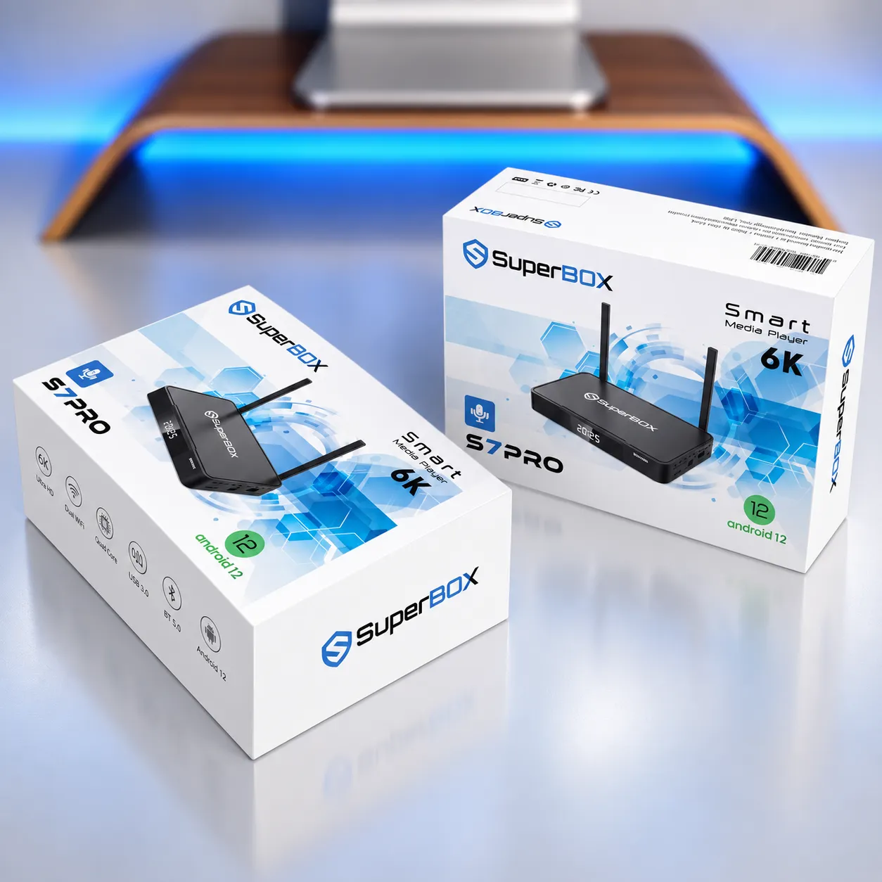 SuperBox S7 Pro product packaging box