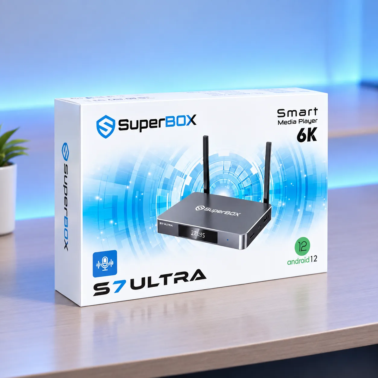 SuperBox S7 Ultra product box display
