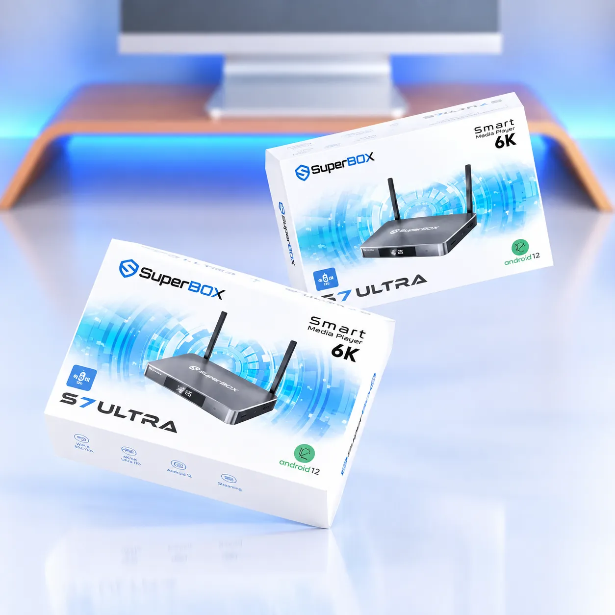 SuperBox S7 Ultra retail packaging box