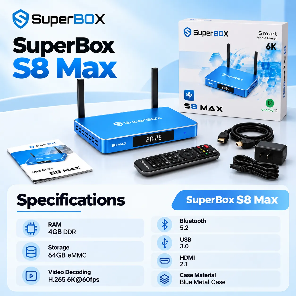 SuperBox S8 Max technical specifications