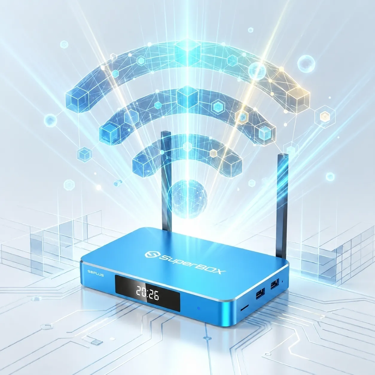SuperBox S8 Plus WiFi connectivity