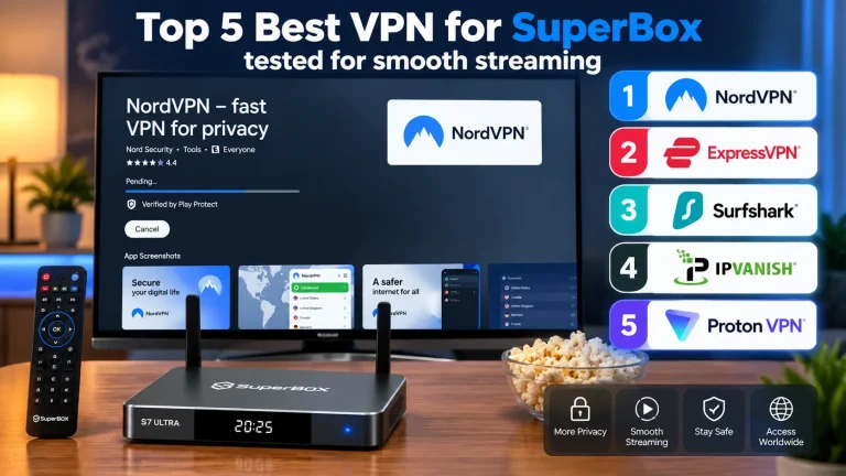Top 5 best VPN for SuperBox 2026 & How to setup guide