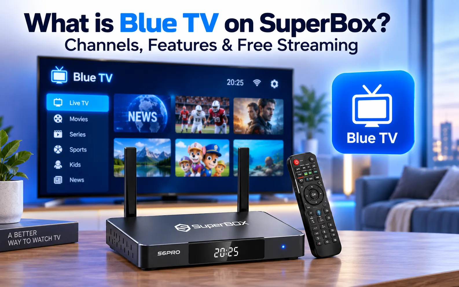 What is Blue TV on SuperBox? Channels, Features & Free Streaming