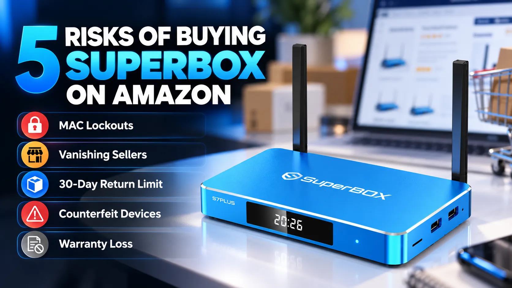 Five critical risks of purchasing a SuperBox through Amazon