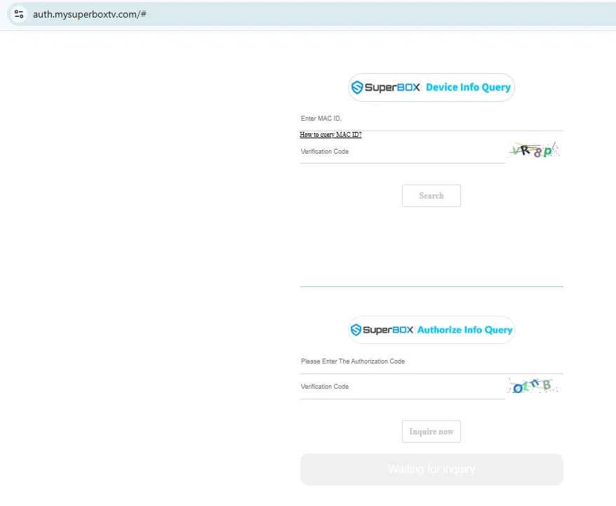 How to verify SuperBox dealer legitimacy and protect warranty coverage? 11 Step 2 Access the official authentication portal at