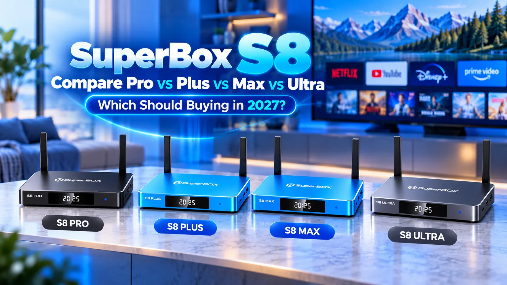 SuperBox S8 Compare Pro vs Plus vs Max vs Ultra: Which Should You Buying 2027?