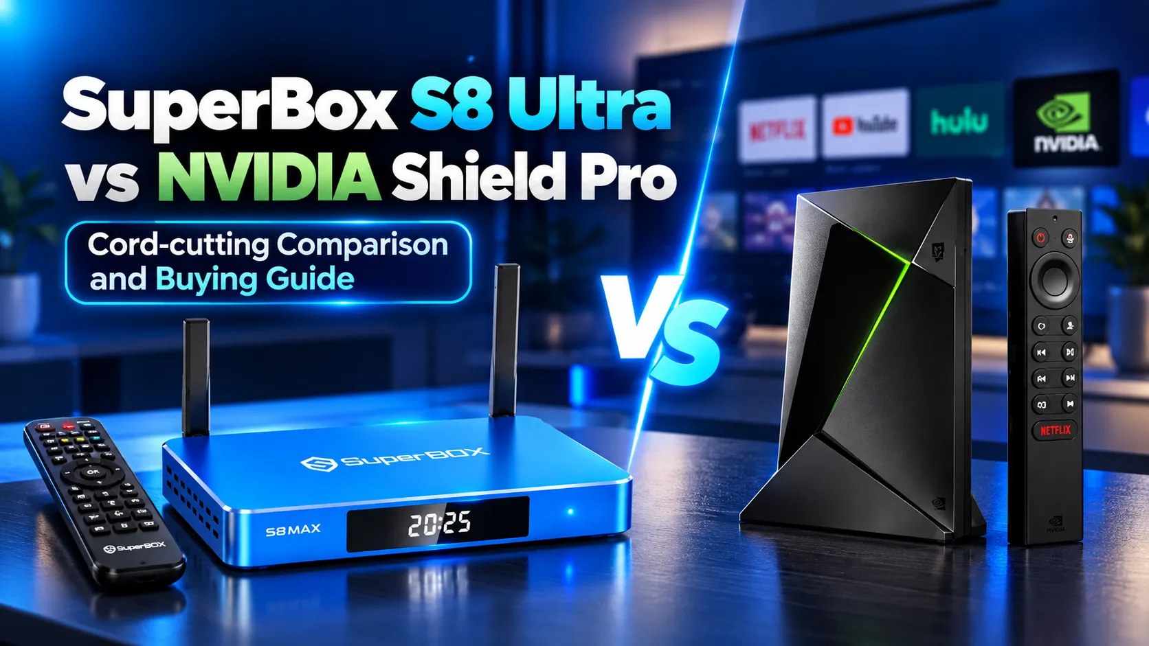 SuperBox S8 Ultra vs NVIDIA Shield Pro: Cord-cutting comparison [2027]